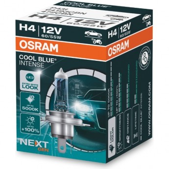 Автолампы OSRAM H4 COOL BLUE® INTENSE Next Gen 64193CBN
