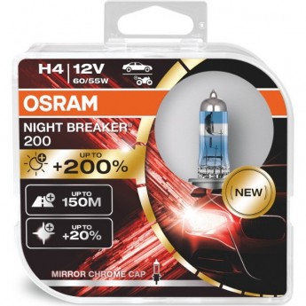 Автолампы OSRAM H4 NIGHT BREAKER 200 64193NB200-HCB Автолампы OSRAM H4 NIGHT BREAKER 200 64193NB200-HCB